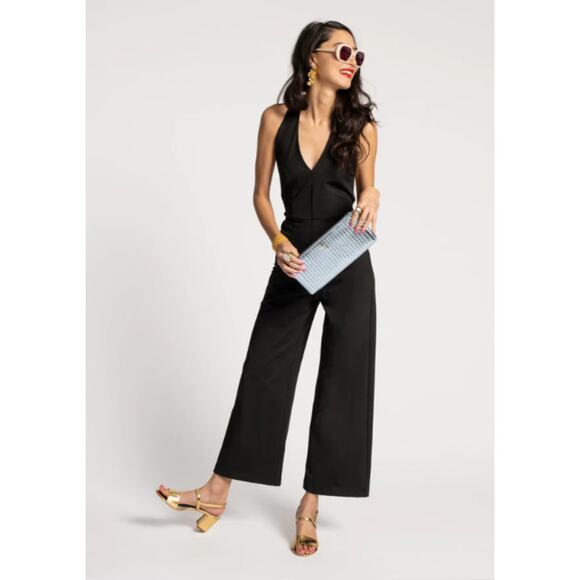 Frances Valentine Babe Halter Jumpsuit Size 8 NWT - Picture 4 of 12